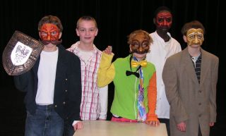 Netherlands Commedia troupe perform at Stedelijk Dalton Lyceum